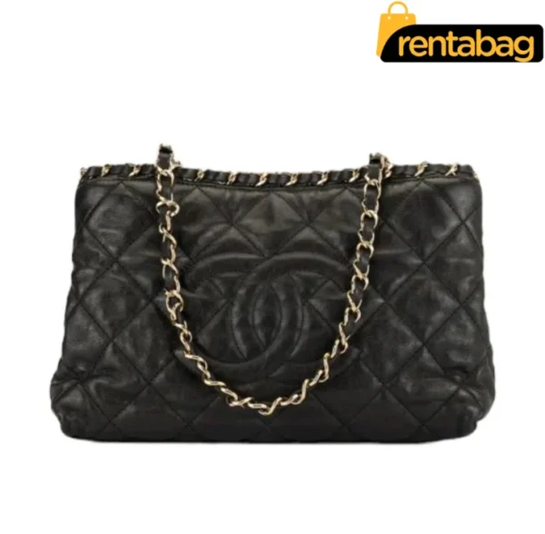 CHANEL Small Quilted Chain Shoulder Bag